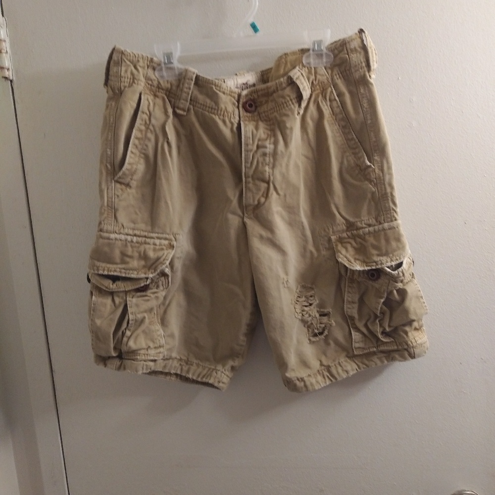 Hollister cargo shorts